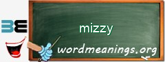 WordMeaning blackboard for mizzy